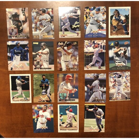 1995 National Packtime COMPLETE SET Griffey Thomas AROD Ripken Gwynn w Case NRMT - Picture 1 of 3